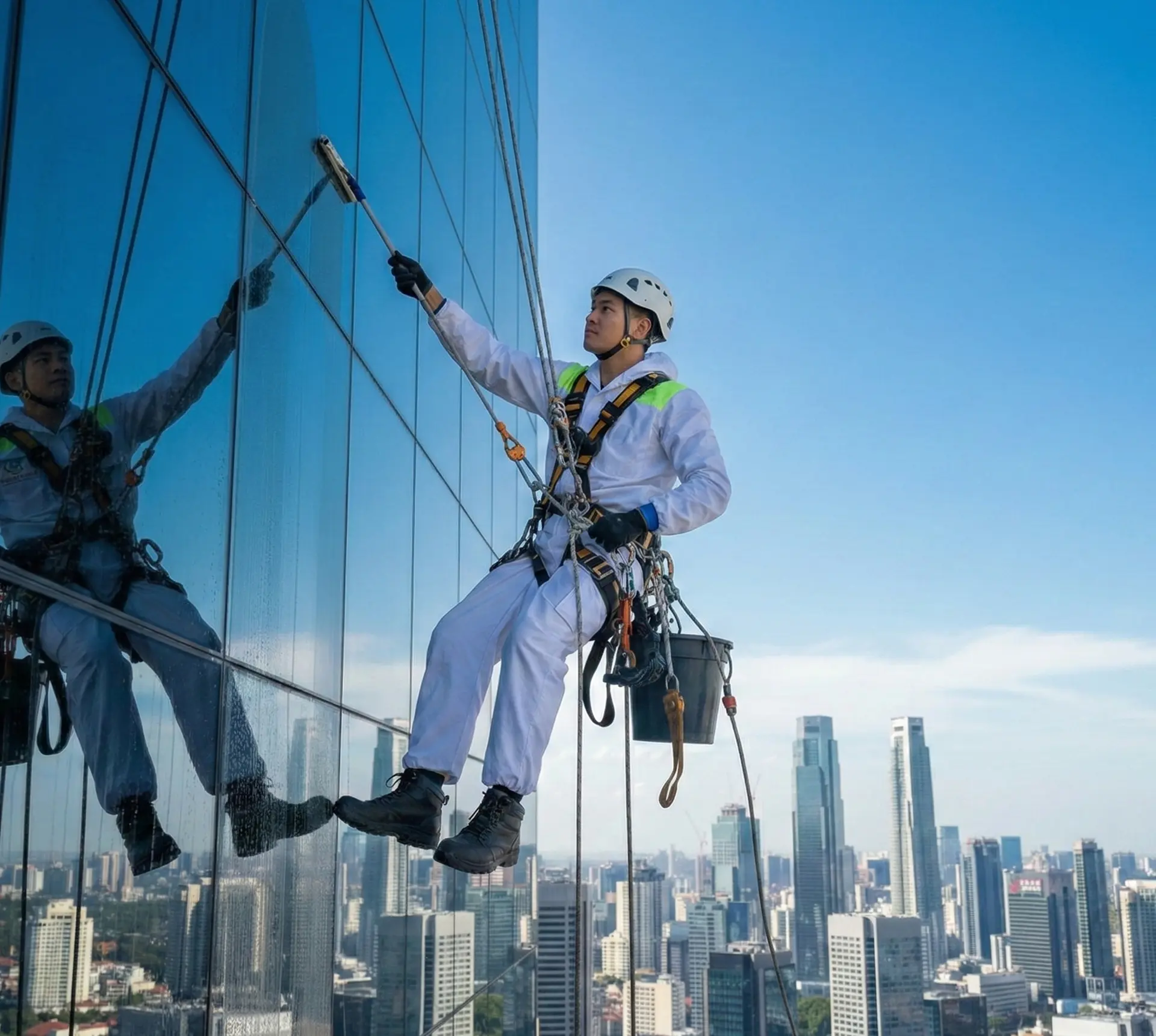 Façade and glass cleaning